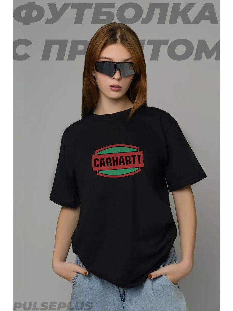 Футболка с принтом Carhartt WIP / Кархартт 226118452 Футболка с принтом Carhartt WIP / Кархартт 226118452