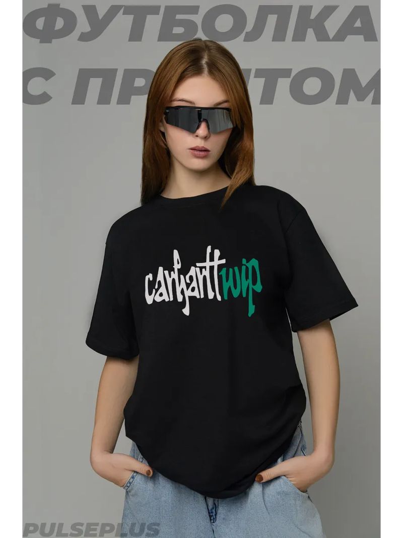 Футболка с принтом Carhartt WIP / Кархартт 249007651 Футболка с принтом Carhartt WIP / Кархартт 249007651