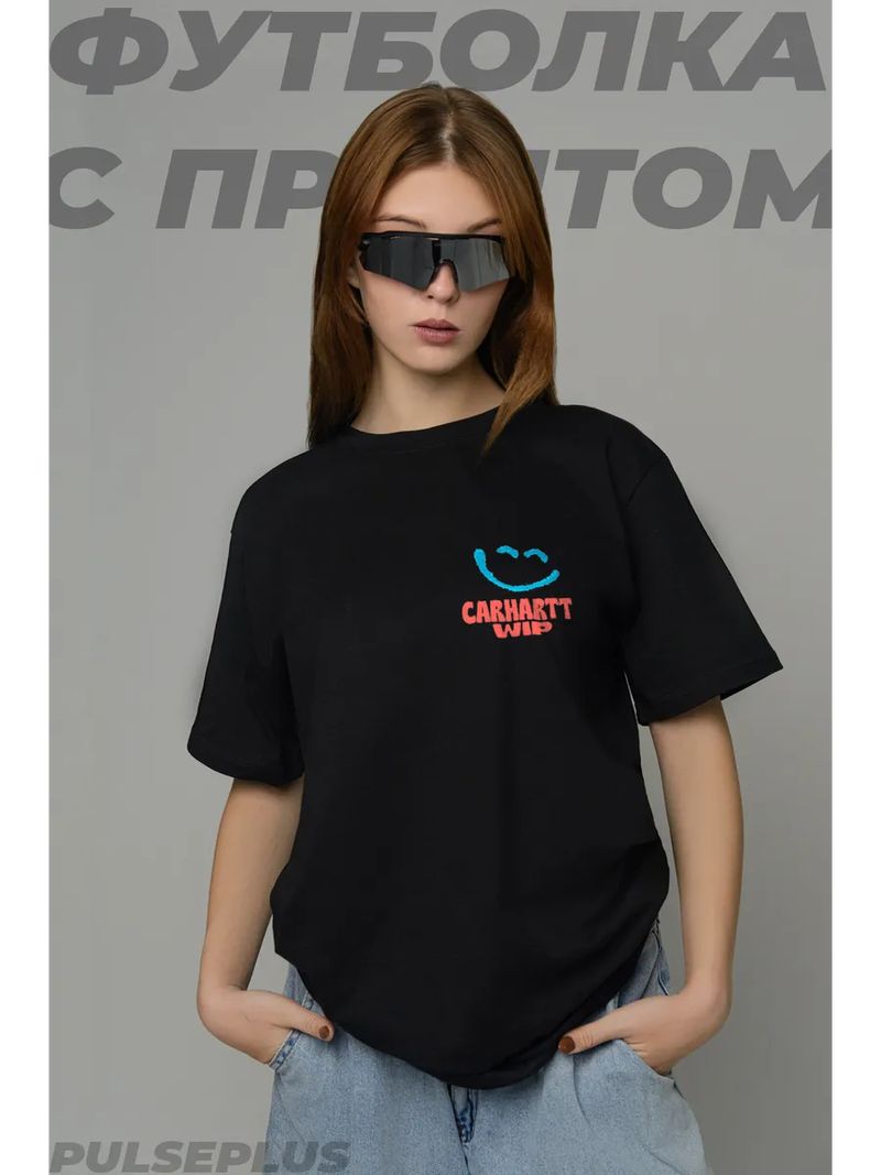 Футболка с принтом Carhartt WIP 296156070 Футболка с принтом Carhartt WIP 296156070