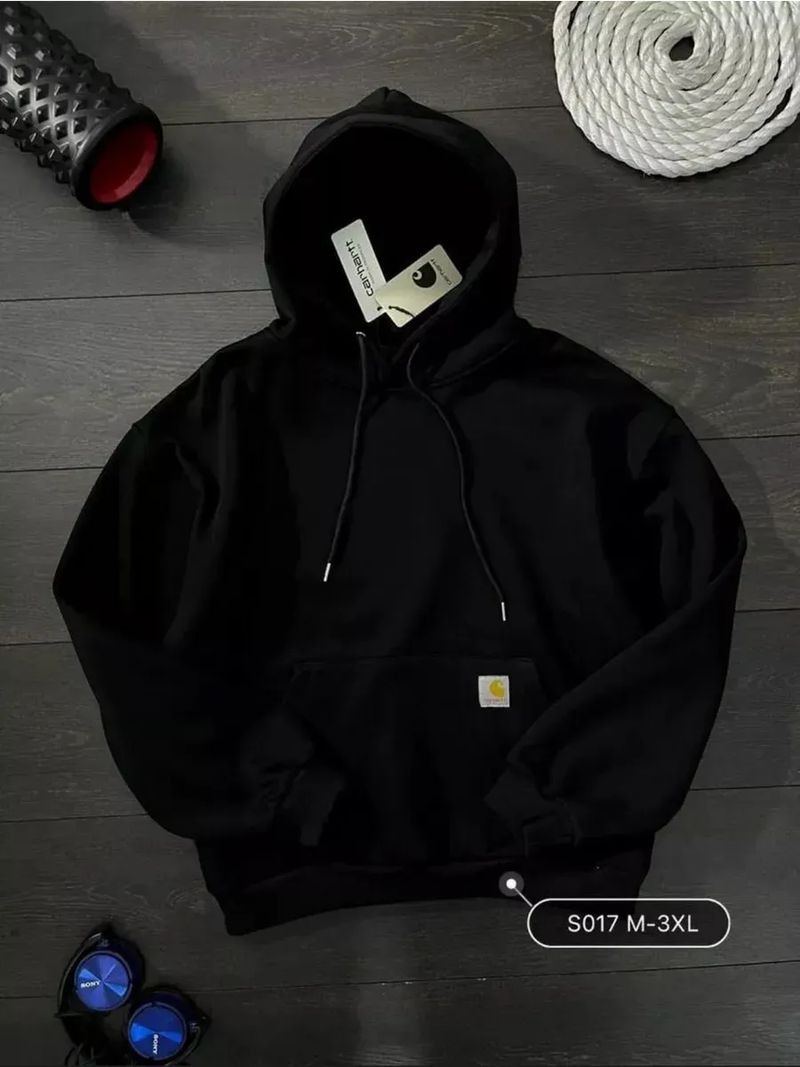 Худи Carhartt оверсайз без начеса с вышивкой 327541947 Худи Carhartt оверсайз без начеса с вышивкой 327541947